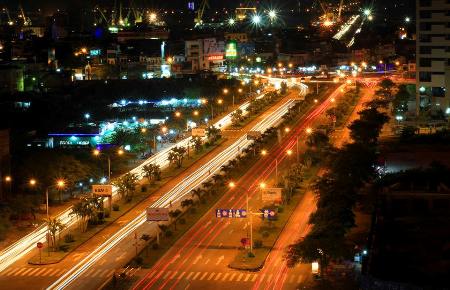 Haiphong at night