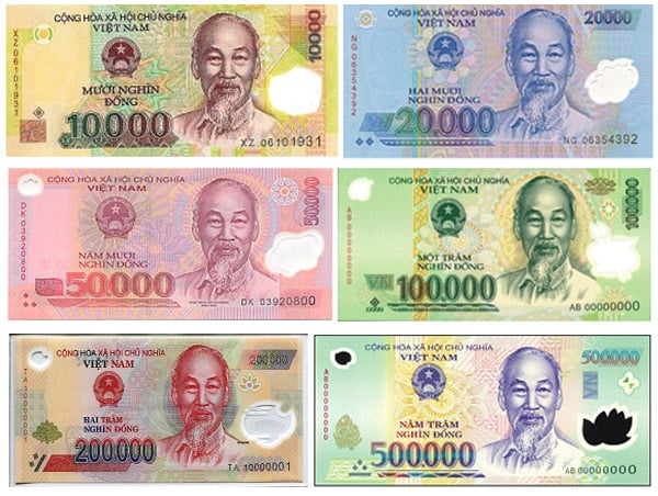 Vietnamese paper notes